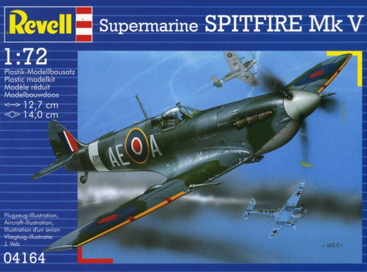 Revell - letadlo 04164 Spitfire Mk.V (1:72)