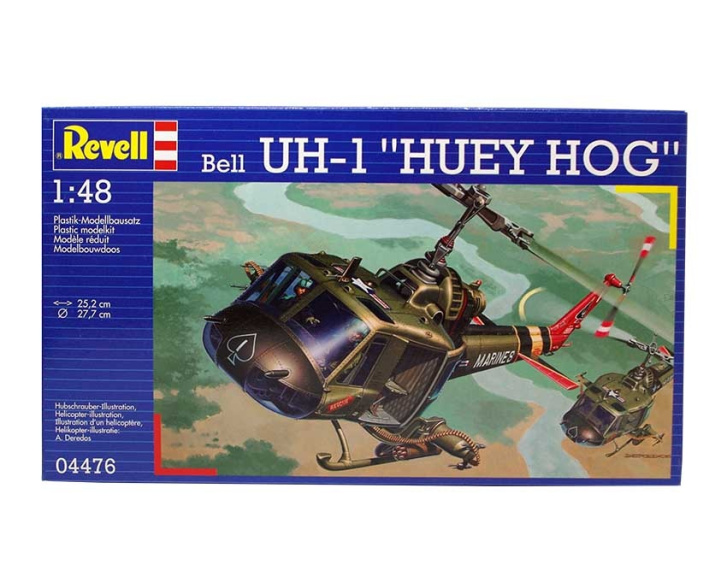 Revell - vrtulník 04476 - 'Bell UH-1 Huey Hog (1:48)