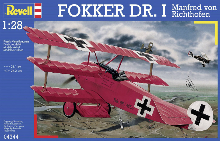 Revell – Model letadla Fokker DR.I 1:28