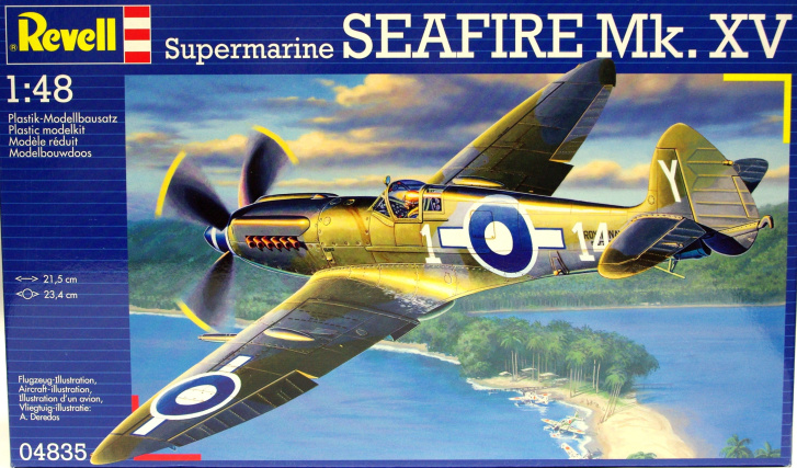 Revell – letadlo 04835 – Supermarine SEAFIRE Mk. XV (1:48)