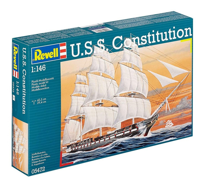 Revell 05472 – Loď U.S.S. Constitution 1:146