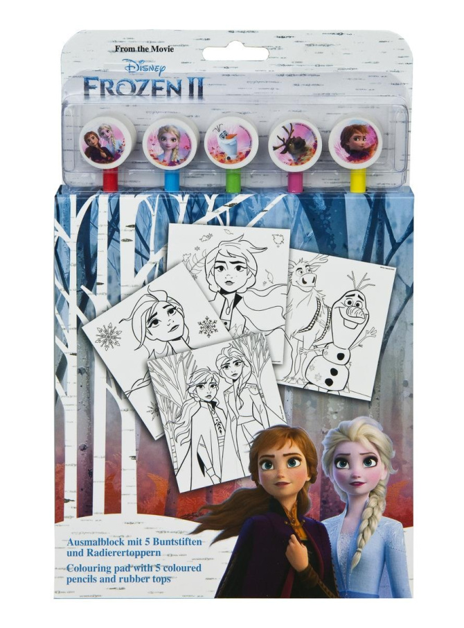 Frozen 2 - Omalovánky s pastelkama