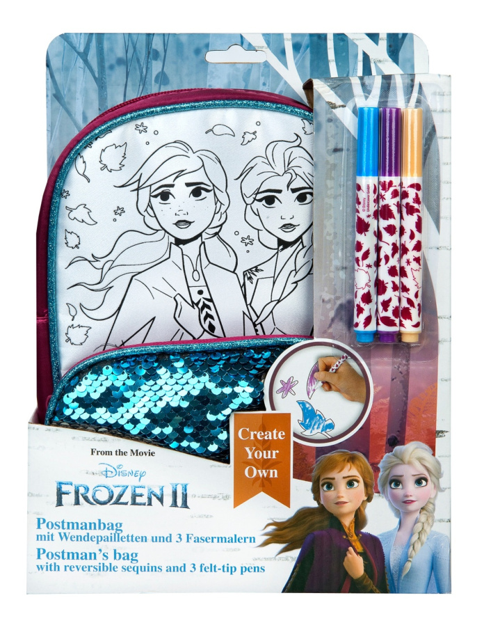 Frozen II - Kabelka na vybarvení
