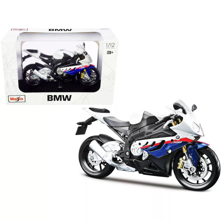 Motorka BMW S 1000 RR s podstavcem