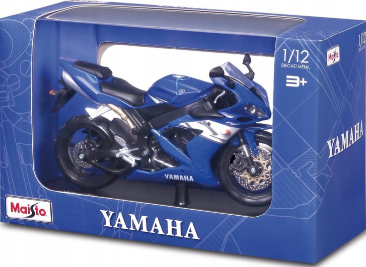 Motorka Yamaha YZF-R1 s podstavcem