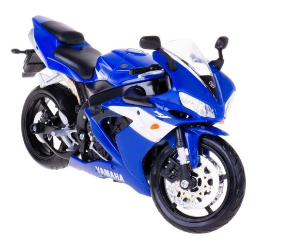 Motorka Yamaha YZF-R1 s podstavcem