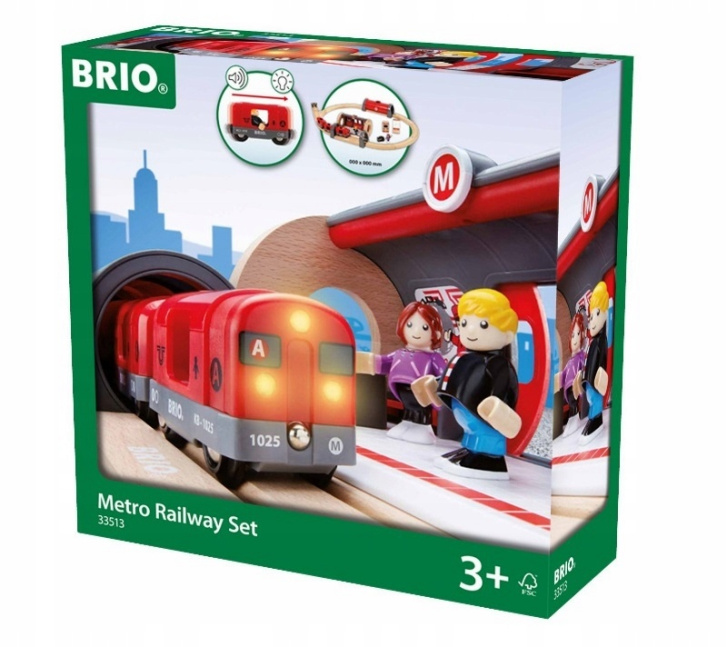 Dřevěná vlaková dráha - Metro