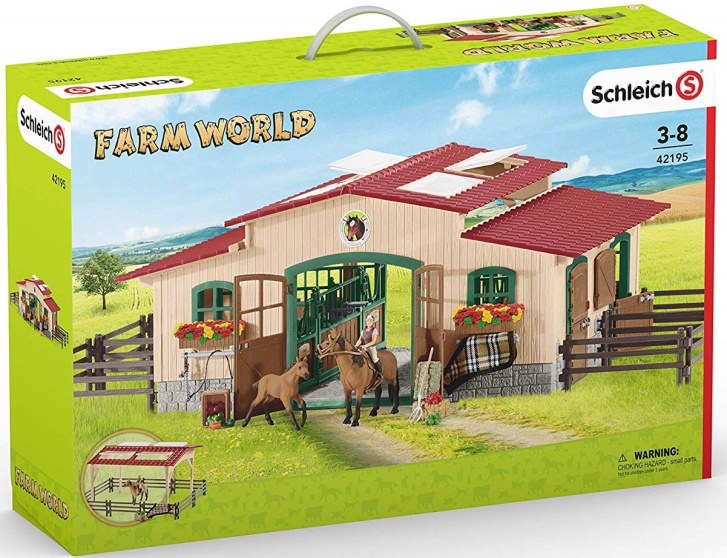 Schleich - Stáj s koňmi