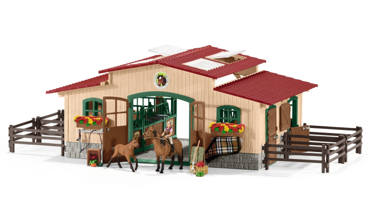 Schleich - Stáj s koňmi