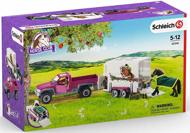 Schleich - Pick-up s přívěsem 42346