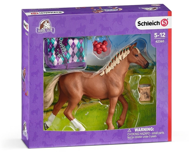 Schleich - Anglický plnokrevník s doplňky 42360