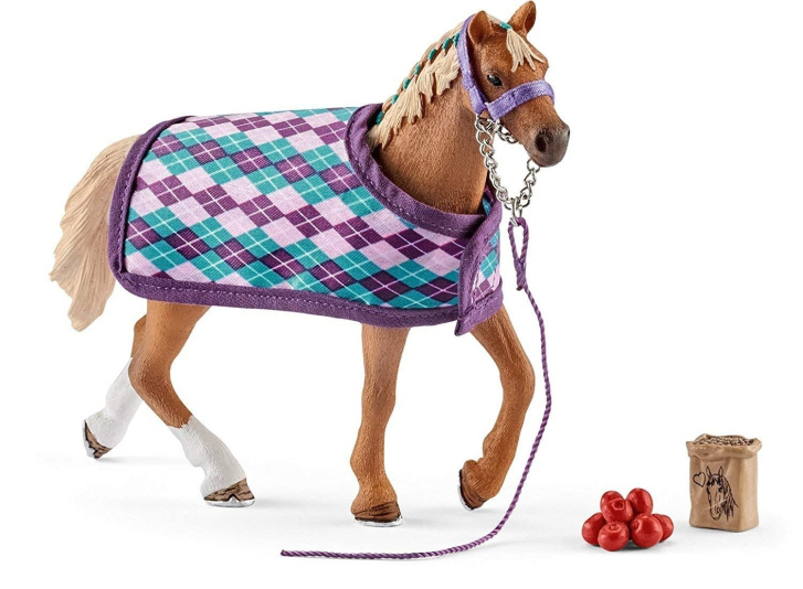 Schleich - Anglický plnokrevník s doplňky 42360