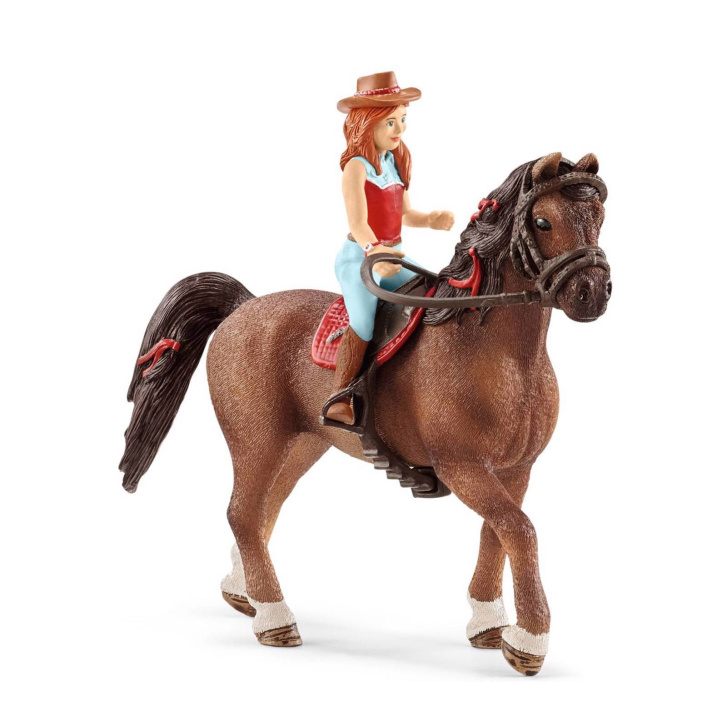 Schleich – Kůň Quarter s jezdkyní 42411
