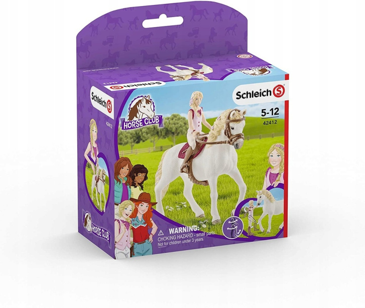 Schleich – Klisna s jezdkyní 42412
