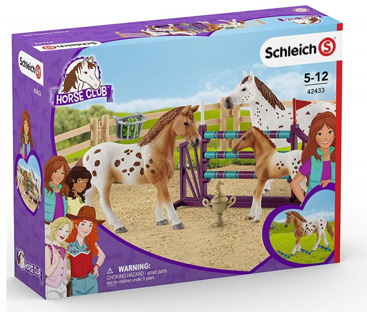 Schleich - Koně Appaloosa a příslušenství 42433