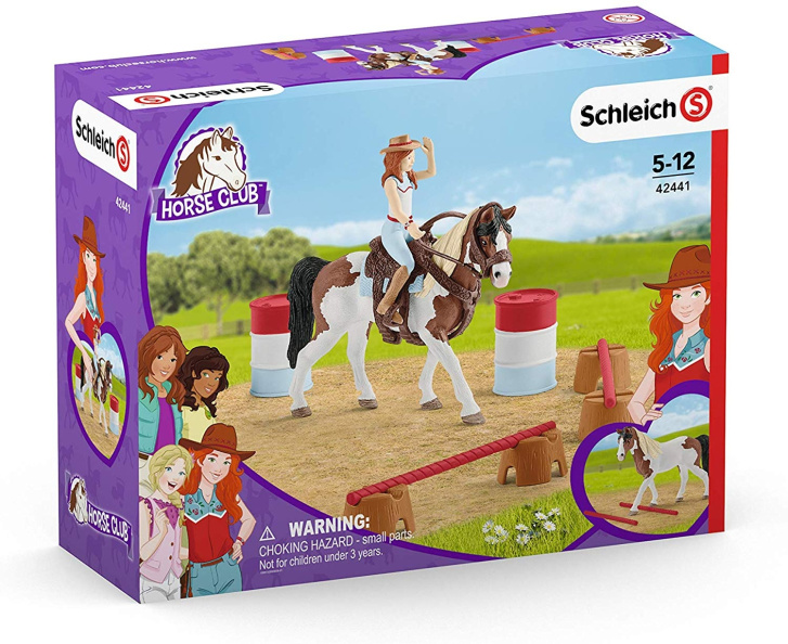 Schleich – Hannah s kobylou a překážkami 42441
