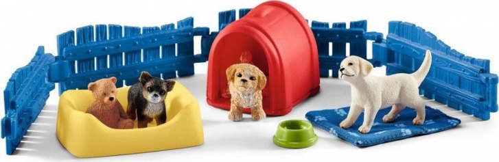Schleich – Štěňátka s doplňky 42480