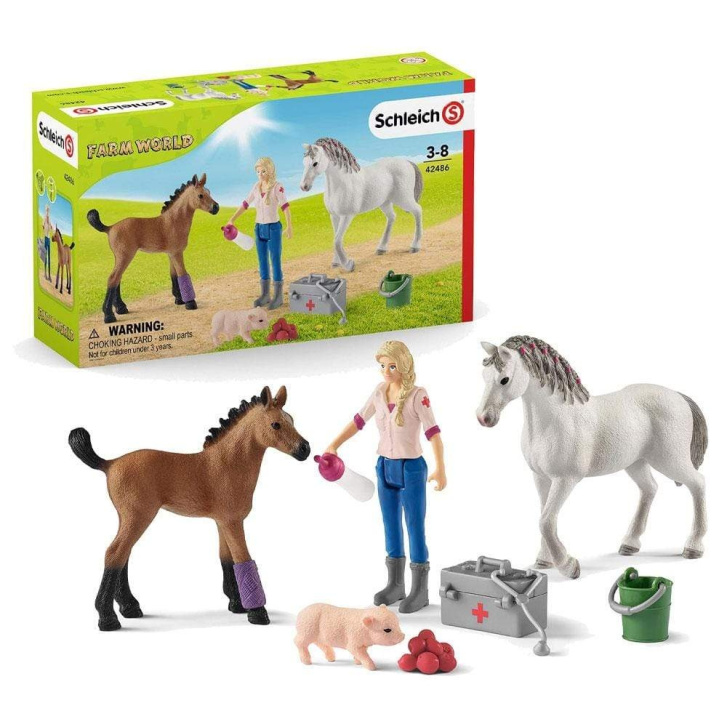 Schleich - Ošetřovatelka koní 42486