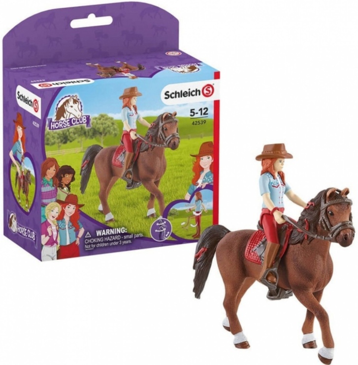 Schleich – Hannah a kůň Cayenne s doplňky 42539