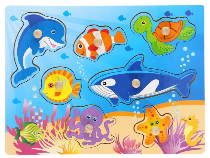 Dřevěné puzzle Oceán