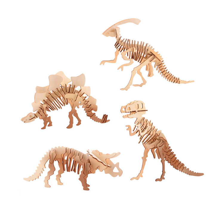 Dřevěné 3D puzzle – Dinosaurus