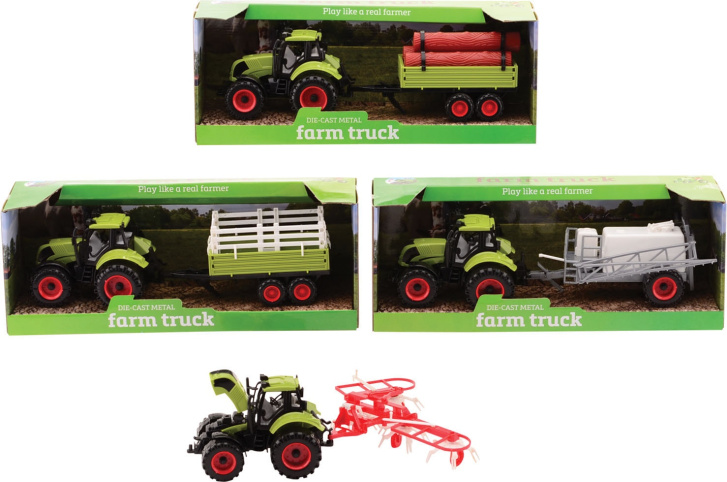 Traktor s přívěsem