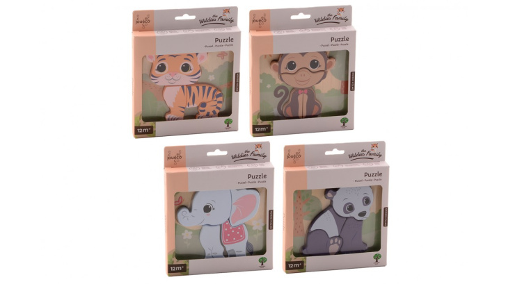 Dřevěné puzzle - Zvířátka