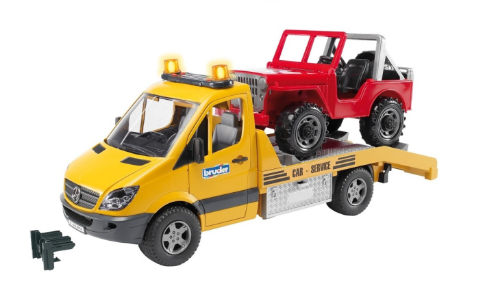 Odtahová služba Mercedes - Benz Sprinter a Jeep