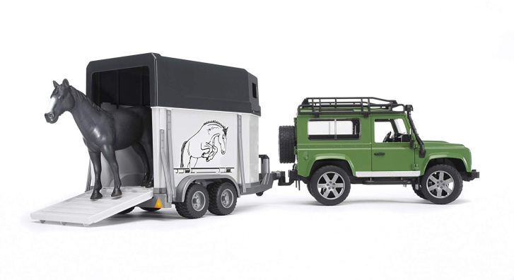 Bruder - Land Rover s přívěsem