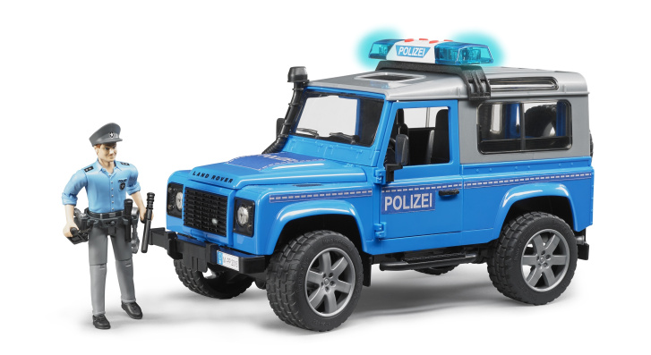Bruder - Policejní Land Rover s figurkou