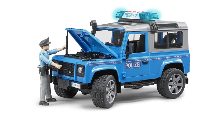 Bruder - Policejní Land Rover s figurkou