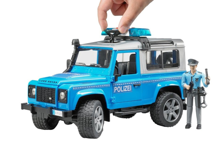 Bruder - Policejní Land Rover s figurkou