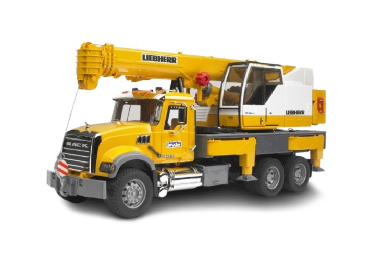 Bruder - Autojeřáb MACK Granit Liebherr