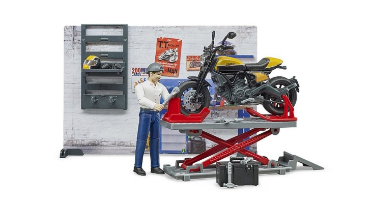 Bruder - Servis motorek