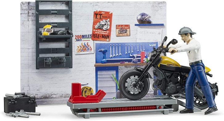 Bruder - Servis motorek