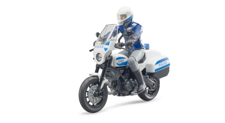 Bruder – Ducati motorka v policejním provedení s figurkou