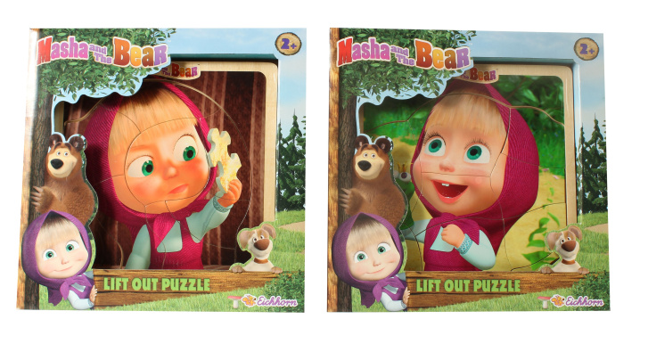 Máša a medvěd – Dřevěné puzzle