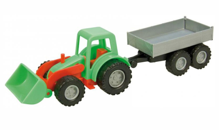 Traktor s přívěsem