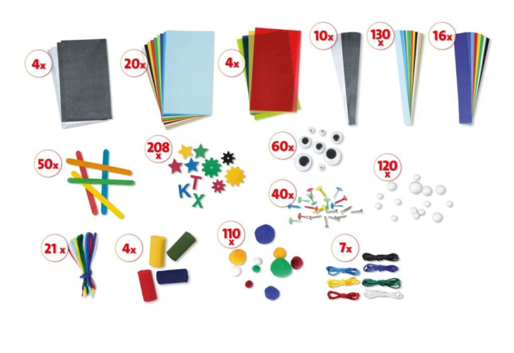 Kreativní souprava 800 dílků – Jumbo