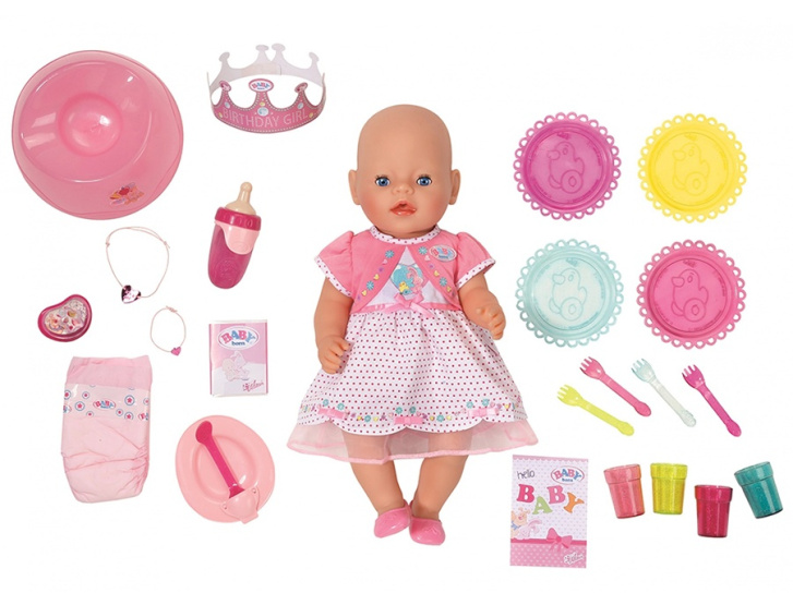Baby Born - Interaktivní narozeninová panenka