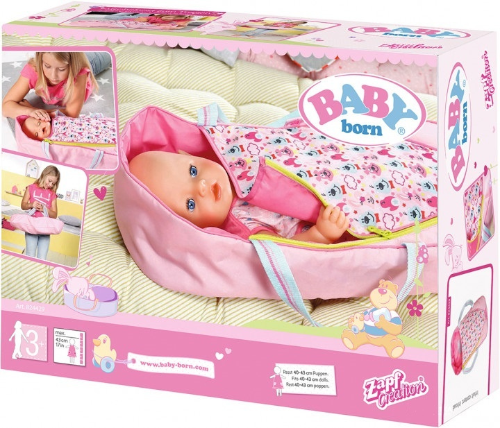 Baby Born - Spací pytel a přenosná taška 2v1