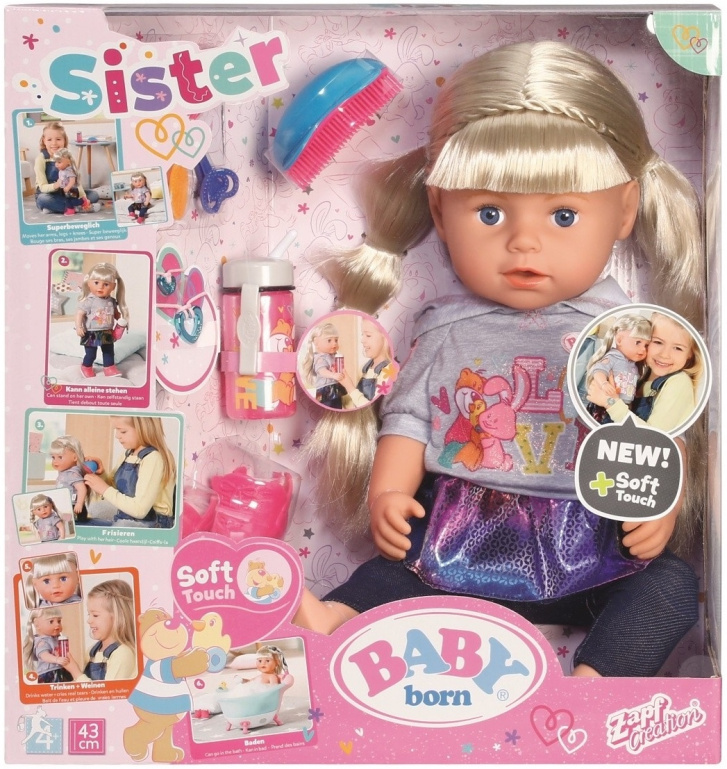 Baby Born - Starší sestřička Soft Touch