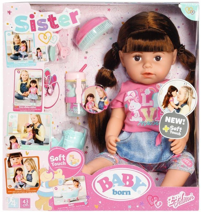 Baby Born - Starší sestřička Soft Touch