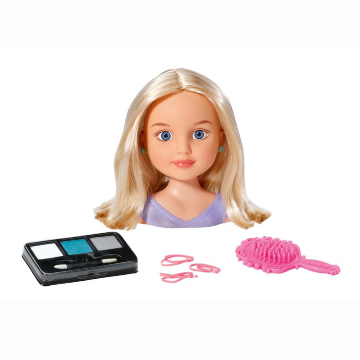 Česací hlava s make-up soupravou