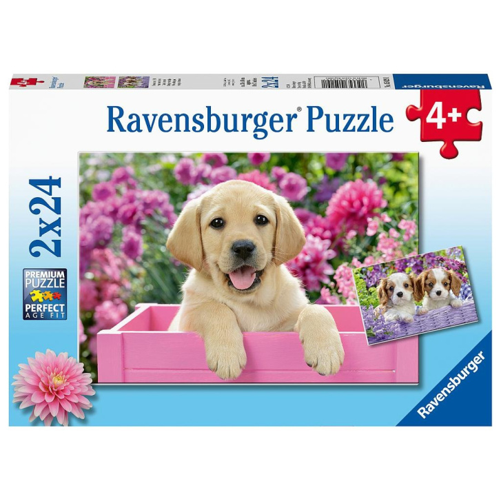 Puzzle 2x24 - Štěňata