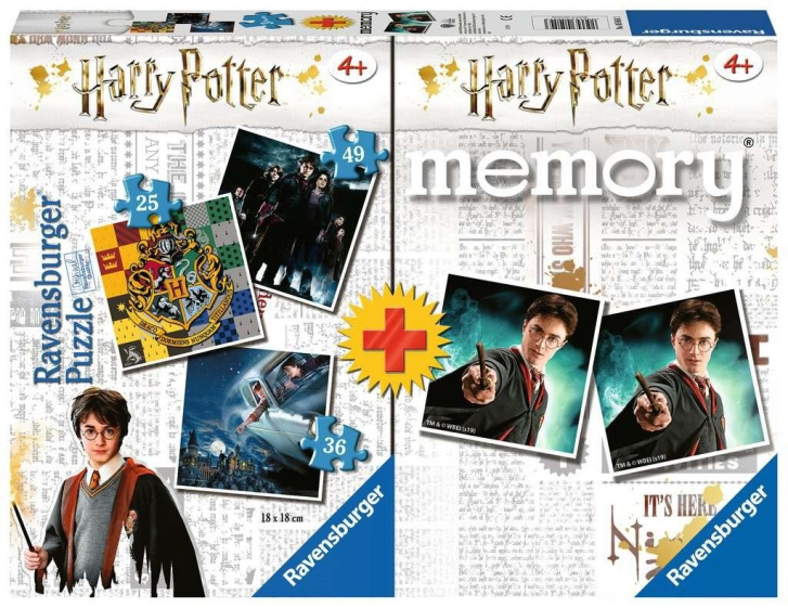 Puzzle 3v1 + pexeso – Harry Potter