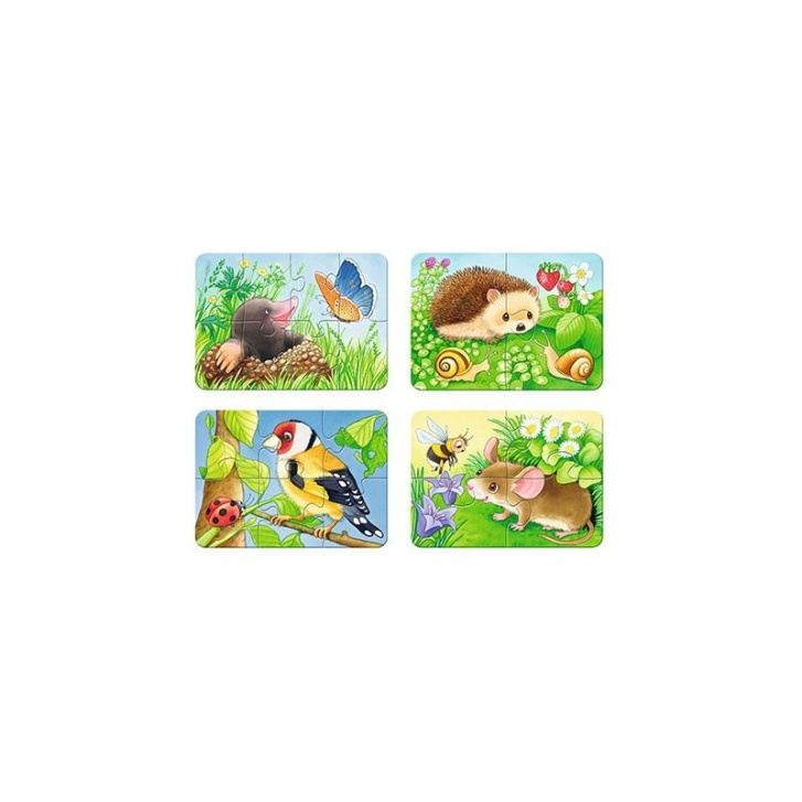 Puzzle - Zvířátka 4v1