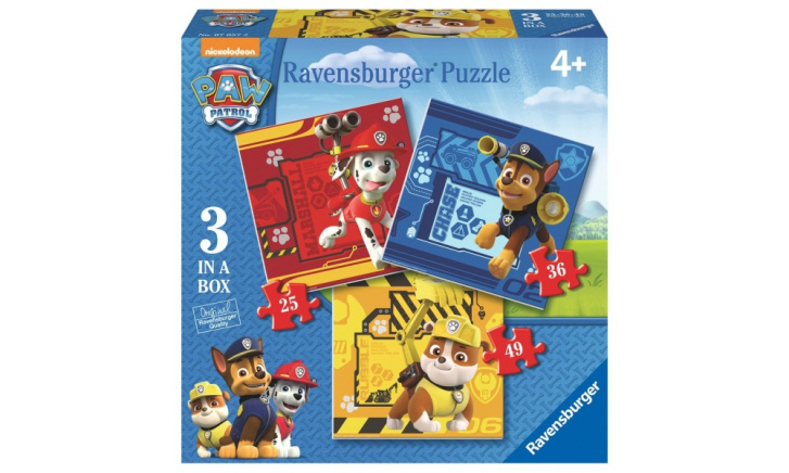 Puzzle - Paw Patrol 3v1