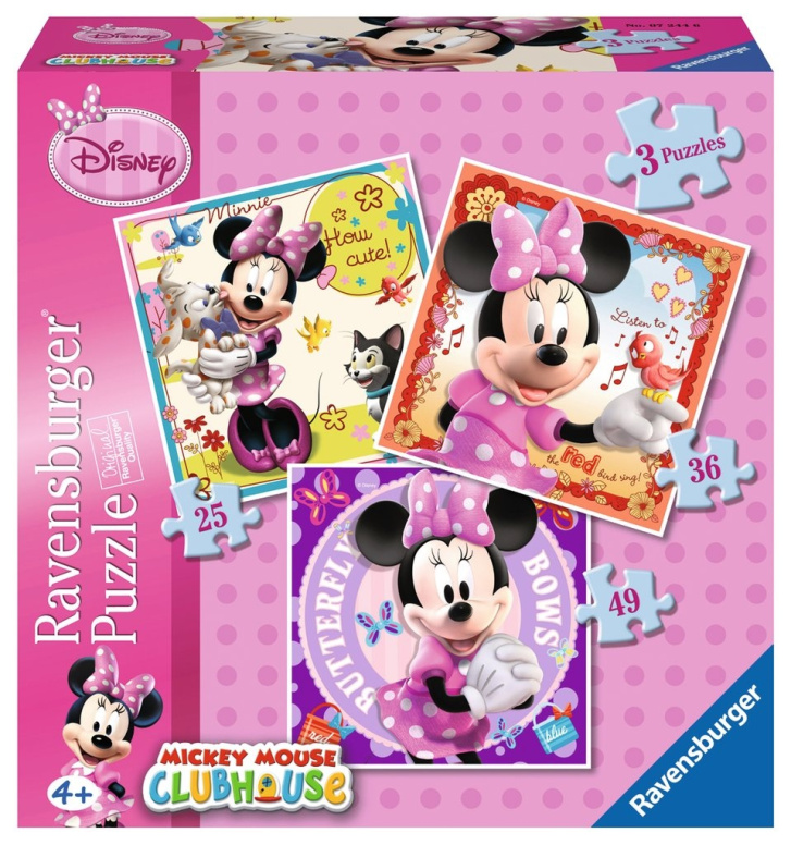 Puzzle Minnie 3v1