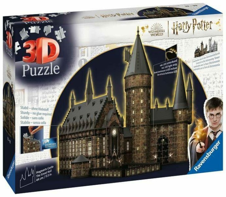 3D Puzzle – Harry Potter Bradavice Velká Síň